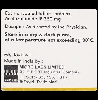 Acetamide 250mg Tablet