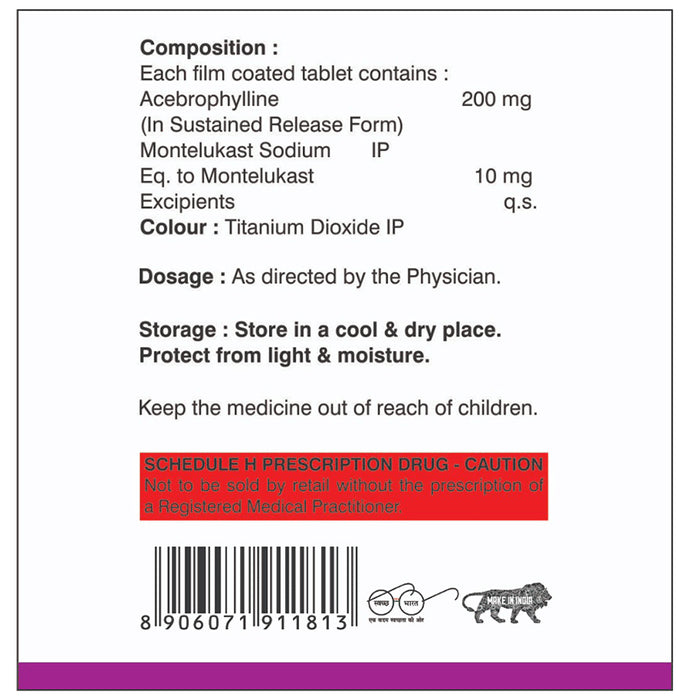Acethama-M Tablet SR