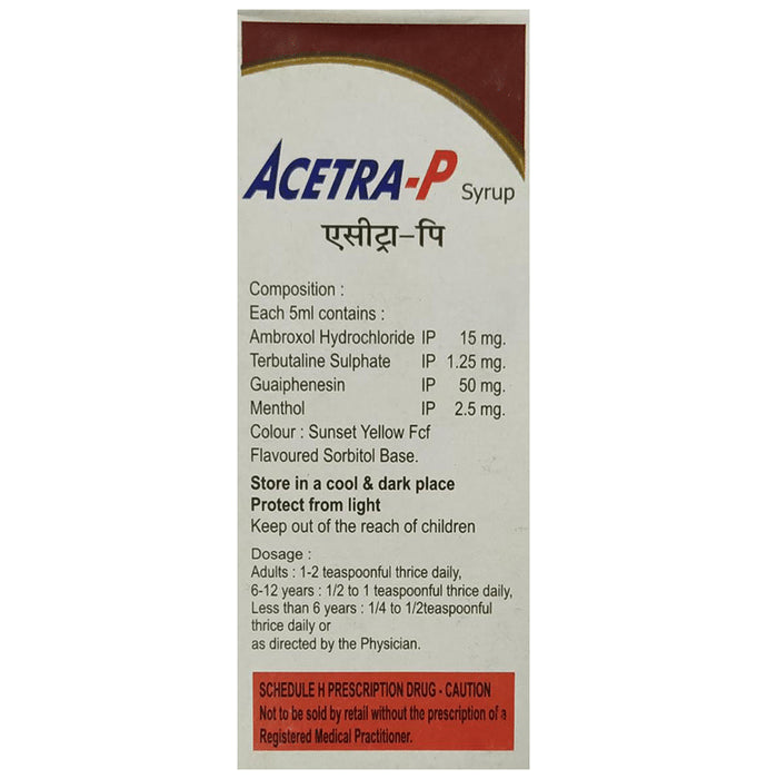 Acetra-P Syrup Deliciously Minty