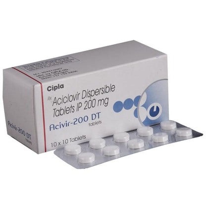 Acivir 200 DT Tablet - Classic Derma