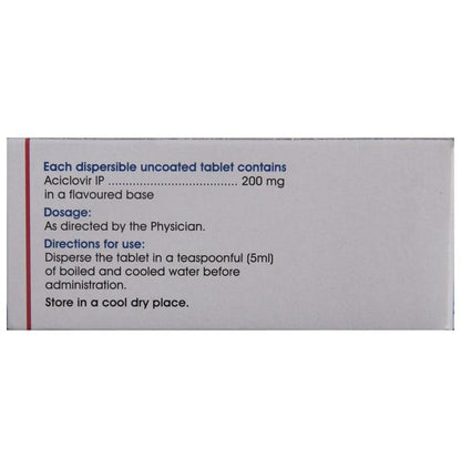 Acivir 200 DT Tablet