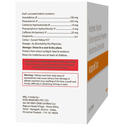 Aclopride-Cold Tablet