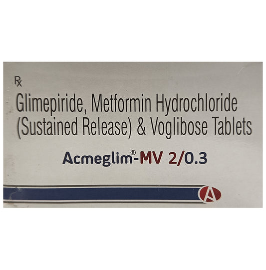 Acmeglim-MV 2/0.3 Tablet SR - Classic Derma