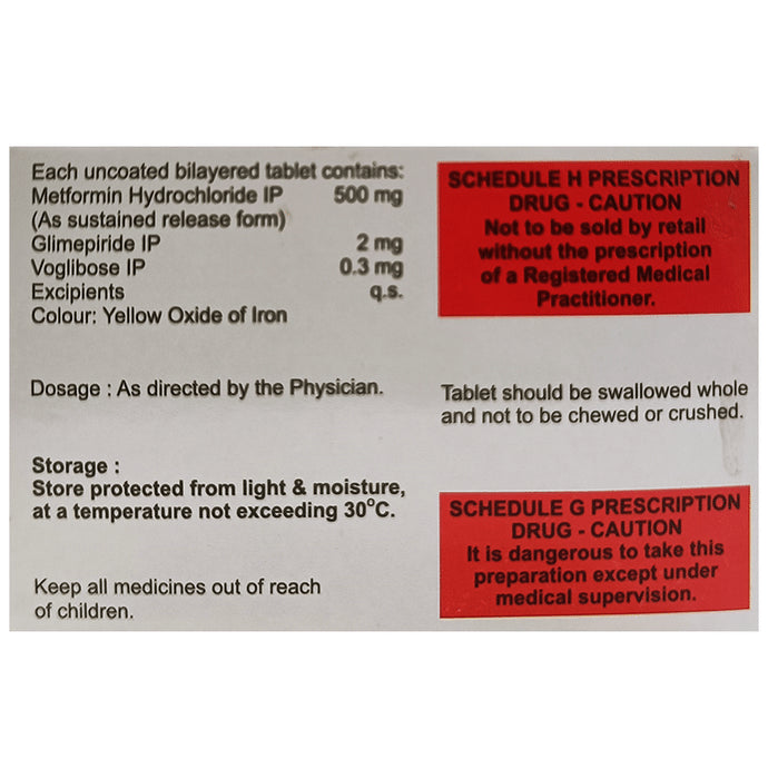 Acmeglim-MV 2/0.3 Tablet SR