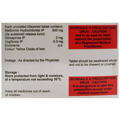 Acmeglim-MV 2/0.3 Tablet SR