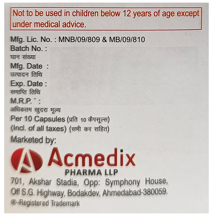 Acmerose A 10 Capsule