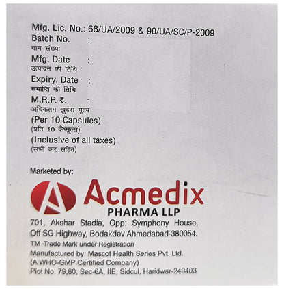 Acmerose-Gold 10 Capsule IR