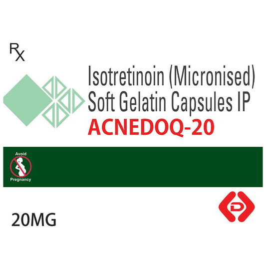 Acnedoq 20 Soft Gelatin Capsule - Classic Derma