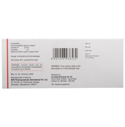 Acrotac 25mg Capsule