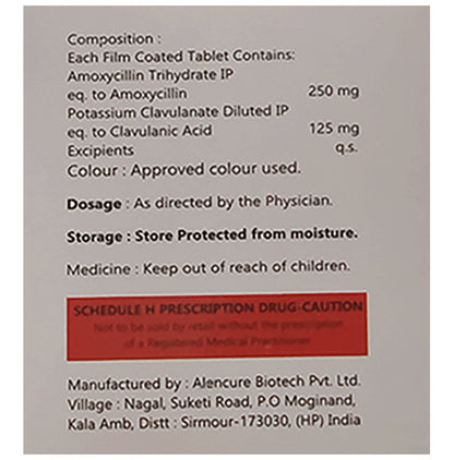 Actiduo CV 375 Tablet