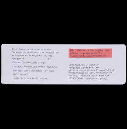 Actiglipt 20mg Tablet