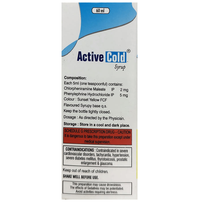 Active Cold Syrup Mixed Fruit