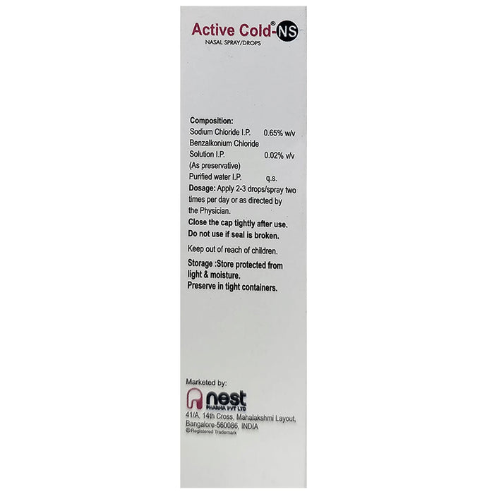 Active Cold-NS Nasal Drops