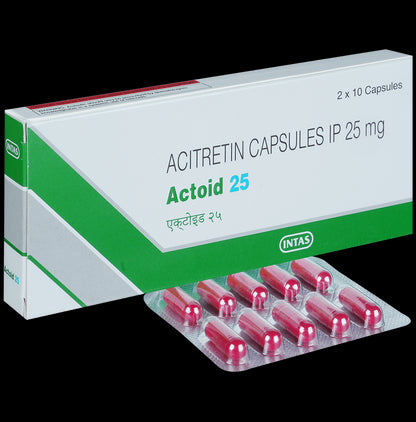 Actoid 25mg Capsule - Classic Derma