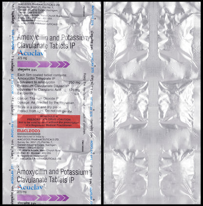 Acuclav 375mg Tablet - Classic Derma