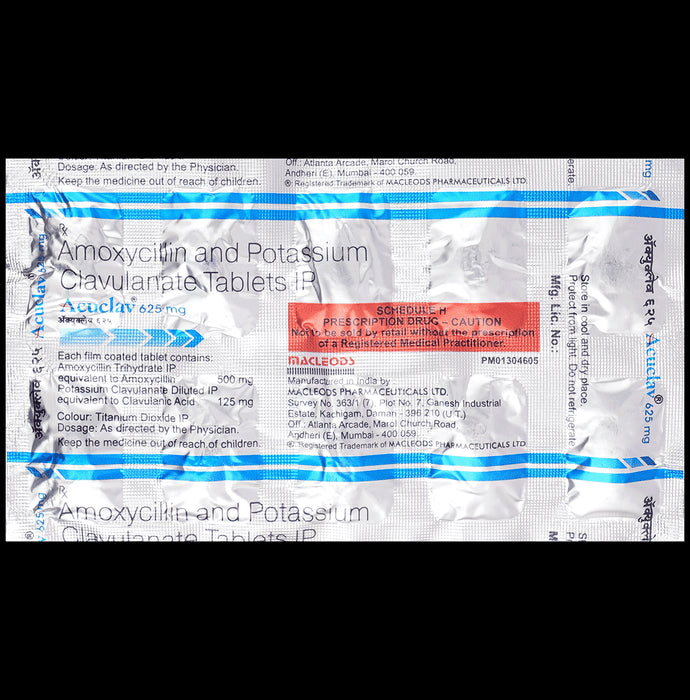 Acuclav 625 Tablet