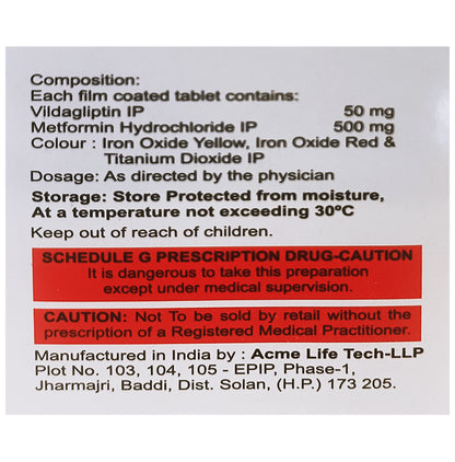 Acvilda-M 500mg/50mg Tablet