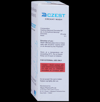 Aczest Creamy Face Wash