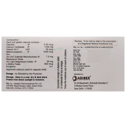 Adbone-K2 Softgel Capsule