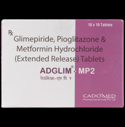 Adglim MP 2mg/500mg/15mg Tablet