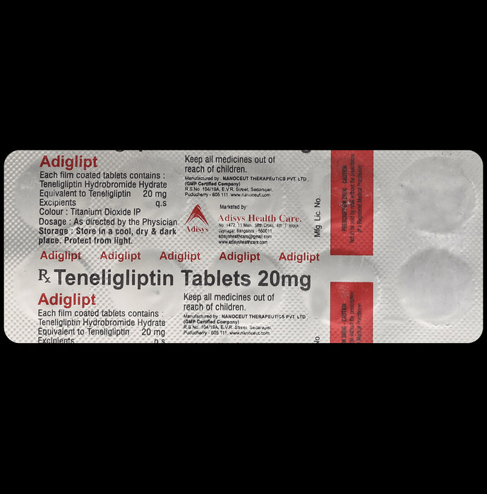Adiglipt 20mg Tablet
