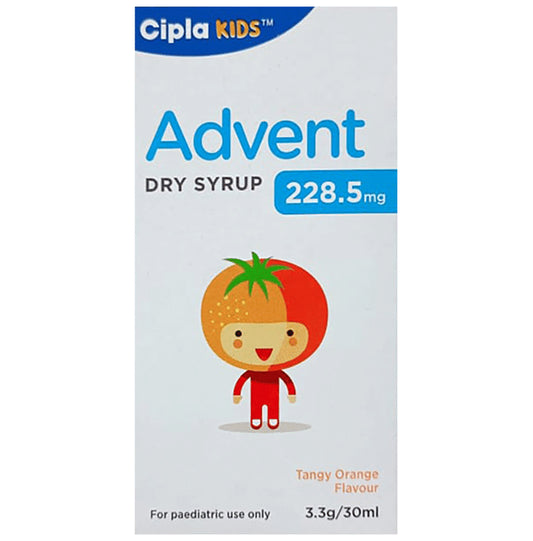 Advent 228.5mg Dry Syrup Tangy Orange - Classic Derma