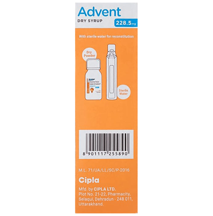 Advent 228.5mg Dry Syrup Tangy Orange