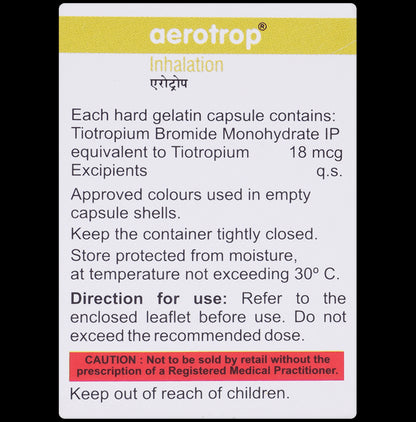 Aerotrop 18mcg Rotacap