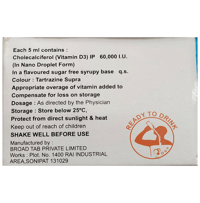 Aeshot-D3 Nano Shot Delicious Orange Sugar Free