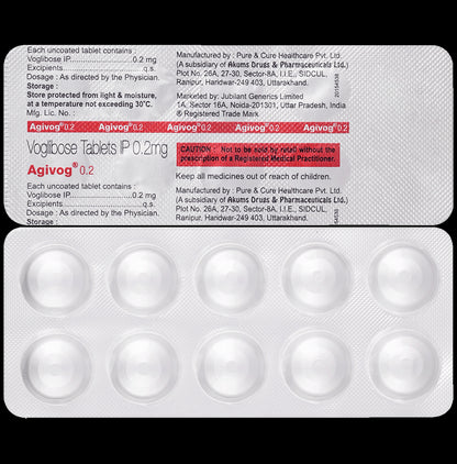 Agivog 0.2 Tablet - Classic Derma