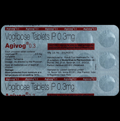 Agivog 0.3 Tablet
