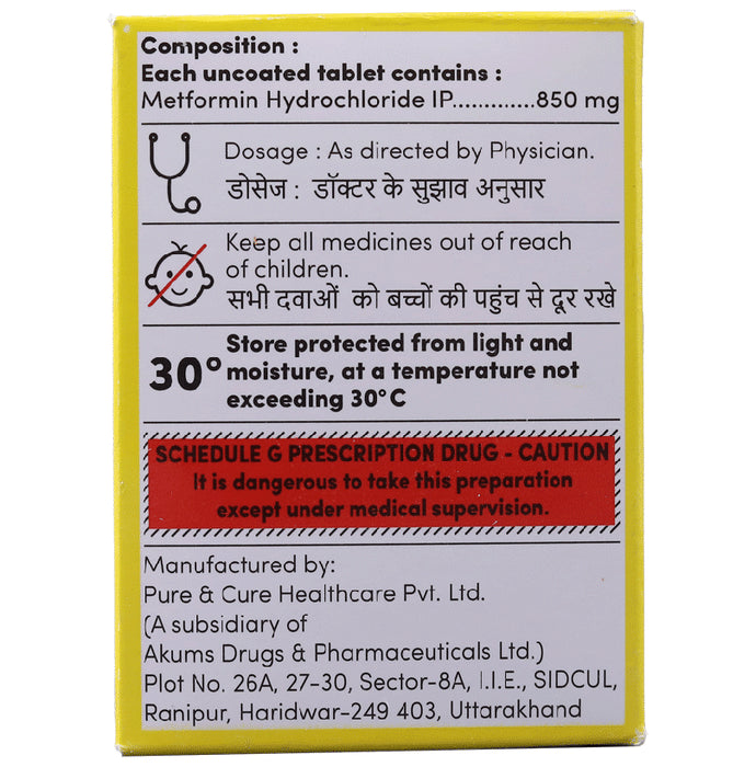 Aidformin 850 Tablet