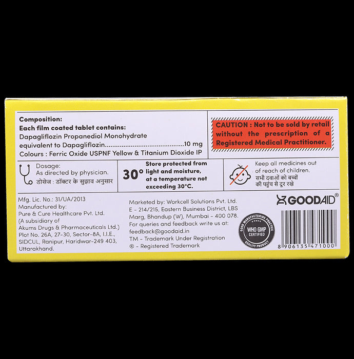 Aidgliflozin 10 Tablet