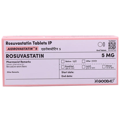 Aidrovastatin 5 Tablet - Classic Derma