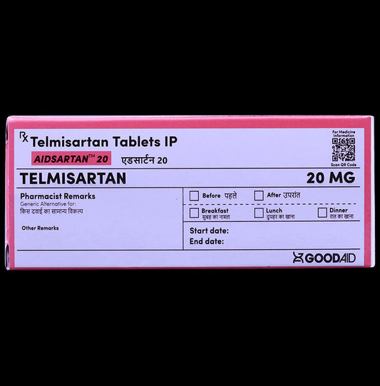 Aidsartan 20 Tablet - Classic Derma