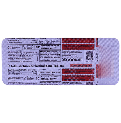 Aidsartan CT 12.5 Tablet
