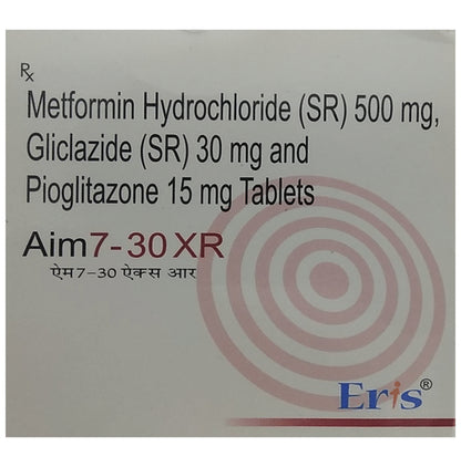 Aim7 30mg/15mg/500mg Tablet XR - Classic Derma