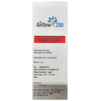 Airflow 250 (CFC Free) Inhaler