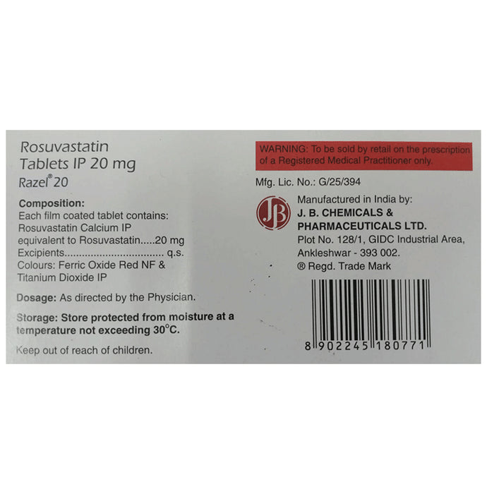 Buy Razel 20 Tablet Online | Classic Derma – Classic Derma-UAE
