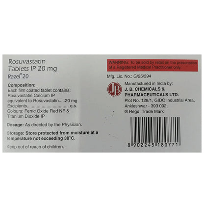 Buy Razel 20 Tablet Online | Classic Derma – Classic Derma-UAE