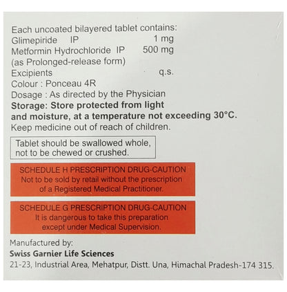 Akglim-M 1 Tablet PR