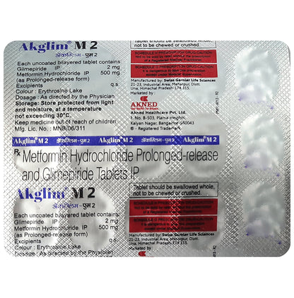 Akglim-M 2 Tablet PR