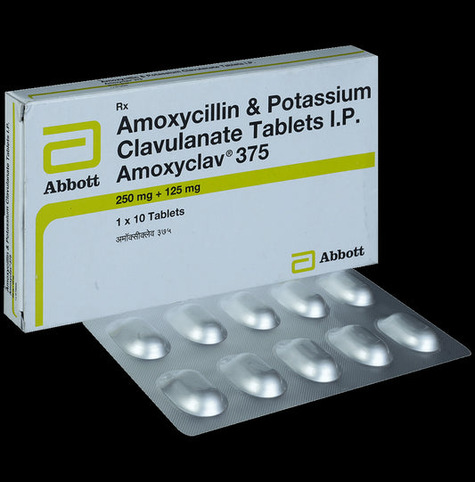 Amoxyclav 375 Tablet - Classic Derma