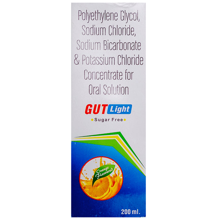 Buy Gut Light Oral Solution Orange Sugar Free | Classic Derma – Classic ...