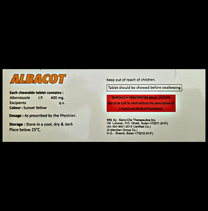 Albacot Chewable Tablet