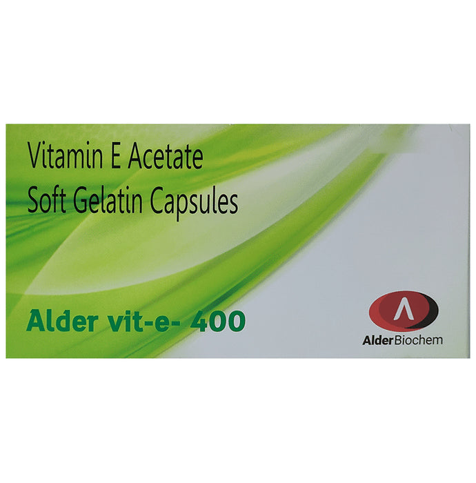 Alder Vit-e 400 Soft Gelatin Capsule - Classic Derma
