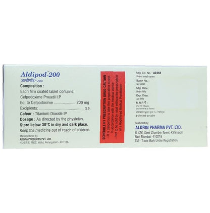 Aldipod 200 Tablet