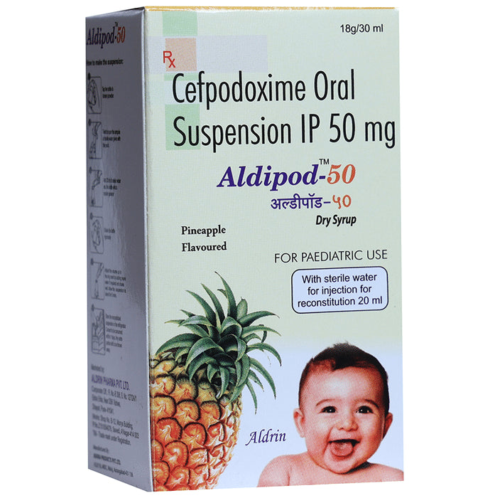 Aldipod 50 Dry Syrup Pineapple - Classic Derma