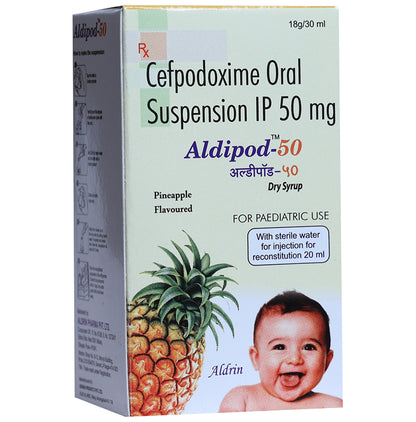 Aldipod 50 Dry Syrup Pineapple - Classic Derma