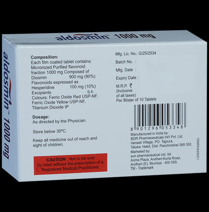 Aldosmin 1000mg Tablet